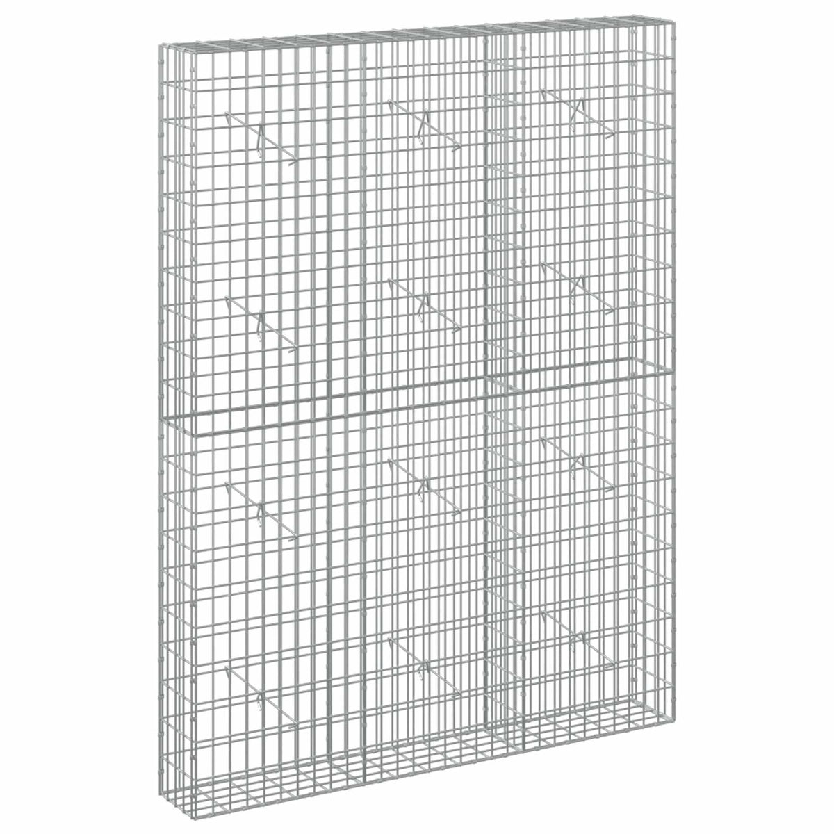 Gabion with 5 mm Wire and 5x10 cm Mesh 150x20x200 cm