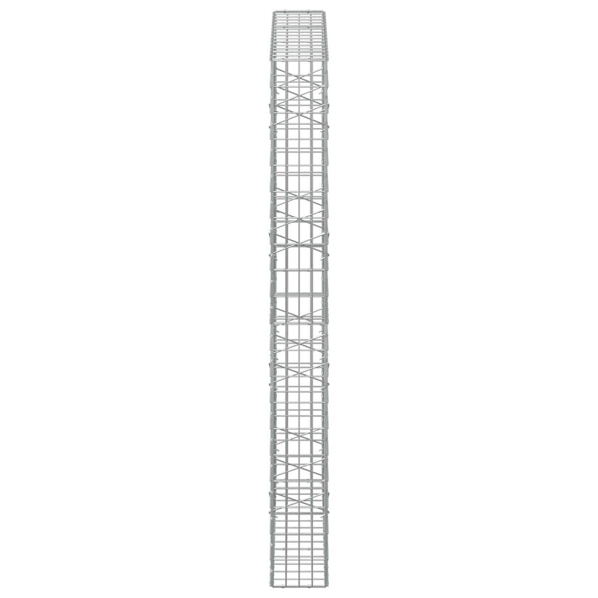 Gabion with 5 mm Wire and 5x10 cm Mesh 150x20x200 cm