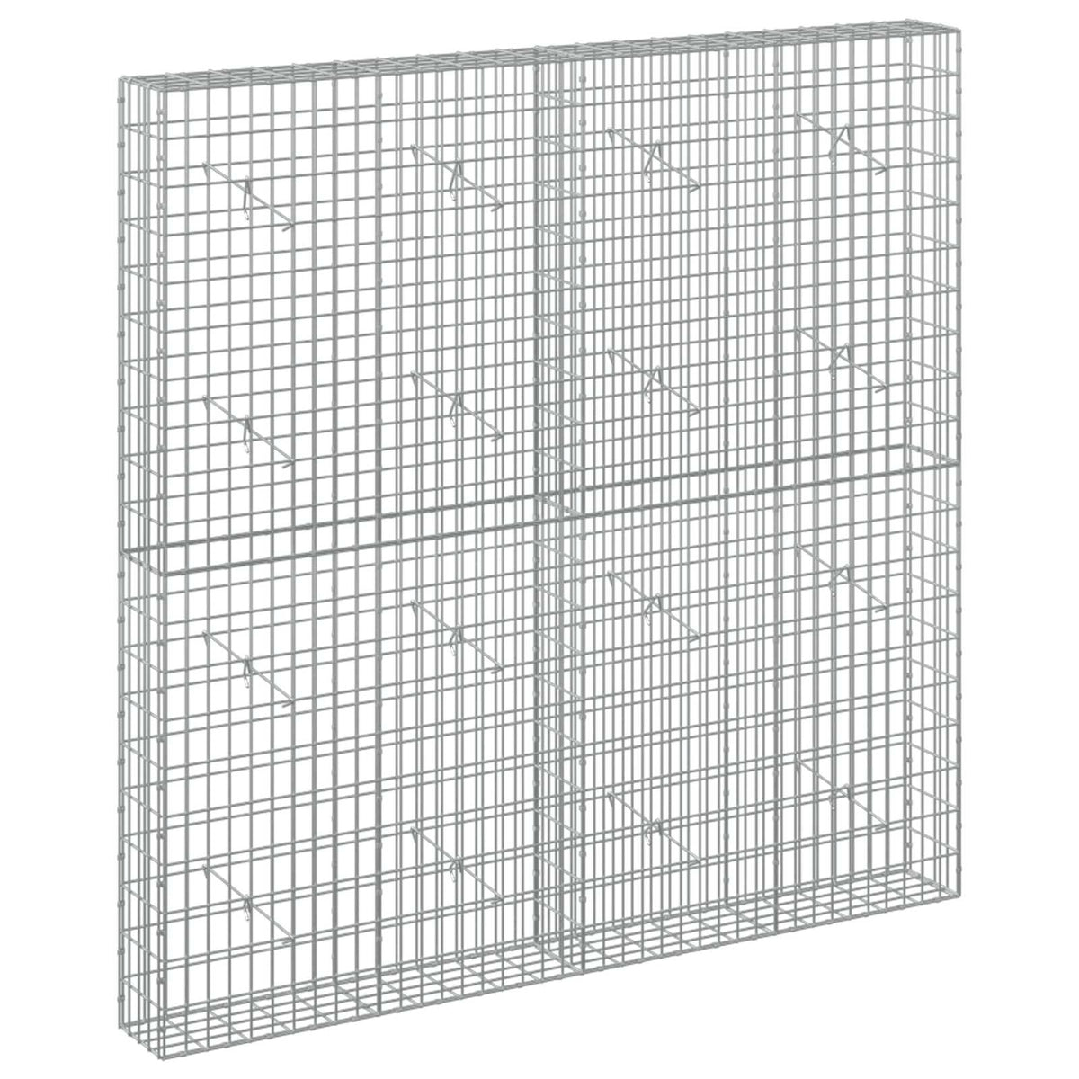 Gabion with 5 mm Wire and 5x10 cm Mesh 200x20x200 cm