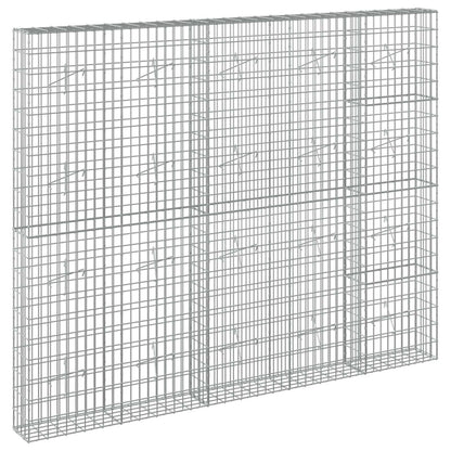 Gabion with 5 mm Wire and 5x10 cm Mesh 250x20x200 cm