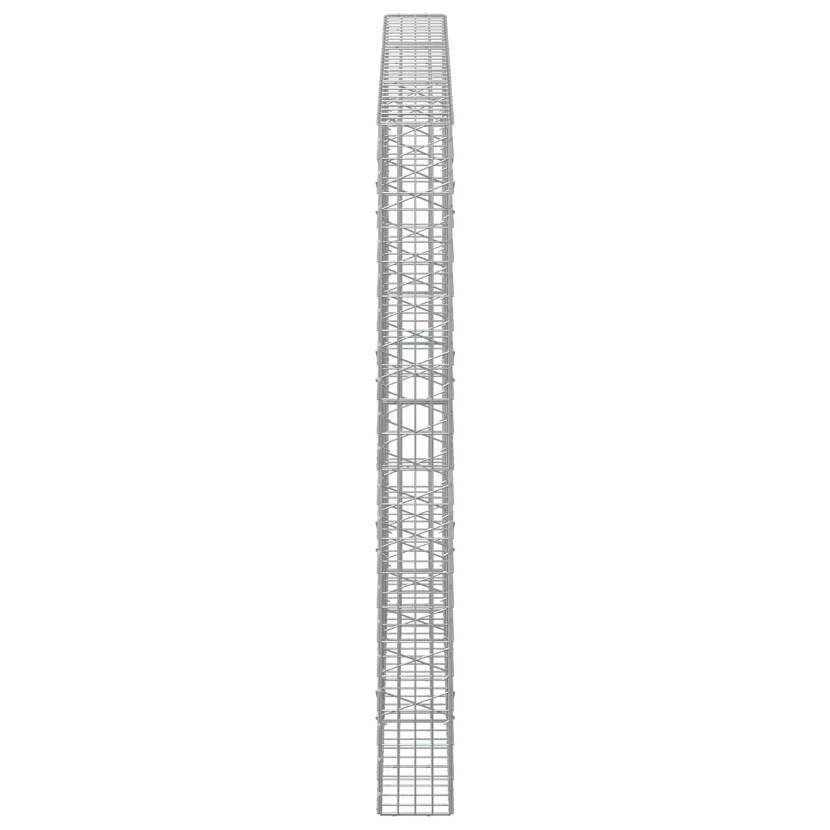 Gabion with 5 mm Wire and 5x10 cm Mesh 300x20x200 cm