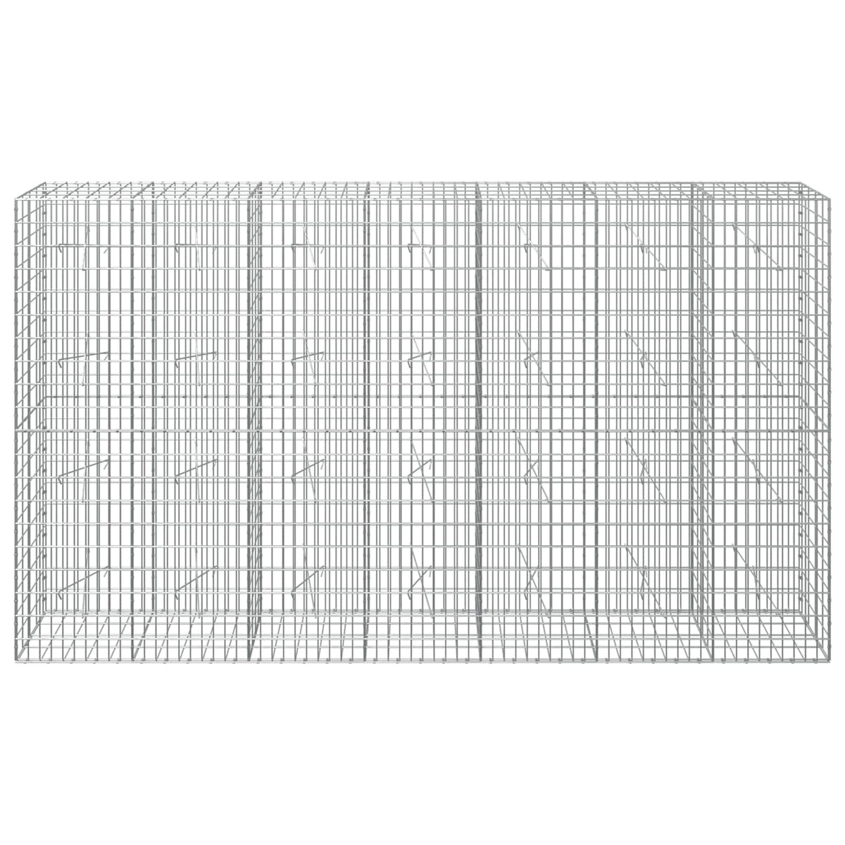 Gabion with 5 mm Wire and 5x10 cm Mesh 350x20x200 cm