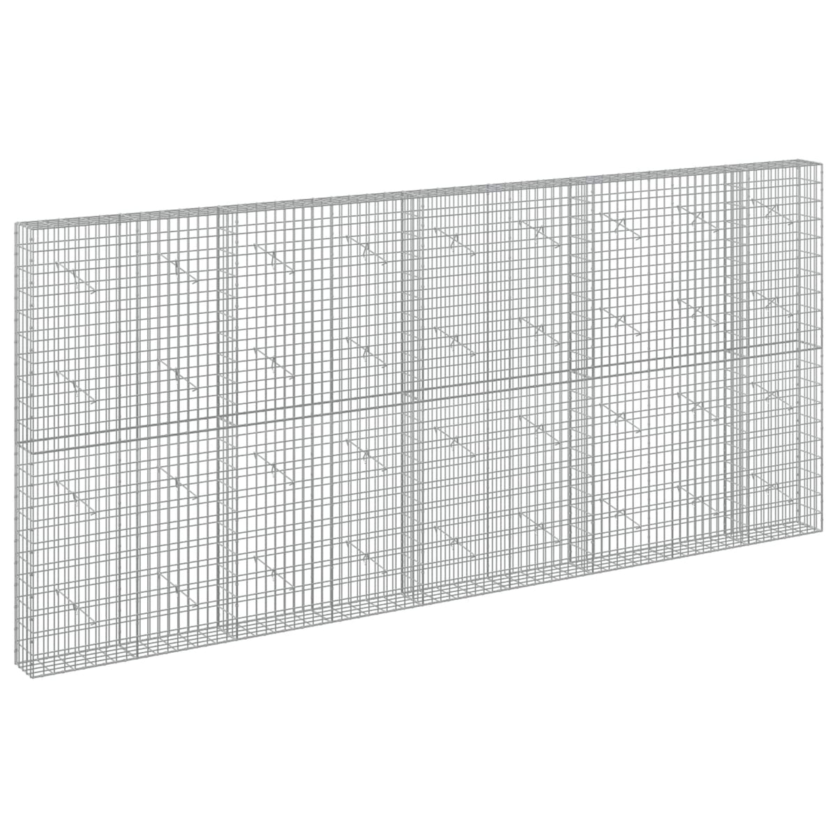 Gabion with 5 mm Wire and 5x10 cm Mesh 450x20x200 cm
