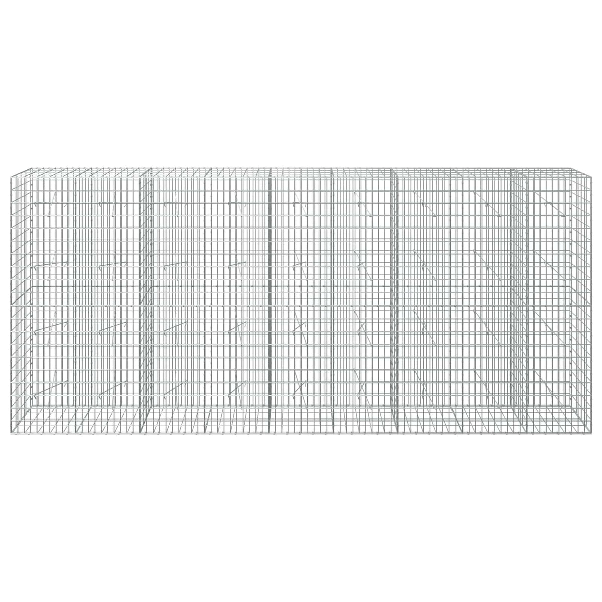 Gabion with 5 mm Wire and 5x10 cm Mesh 450x20x200 cm