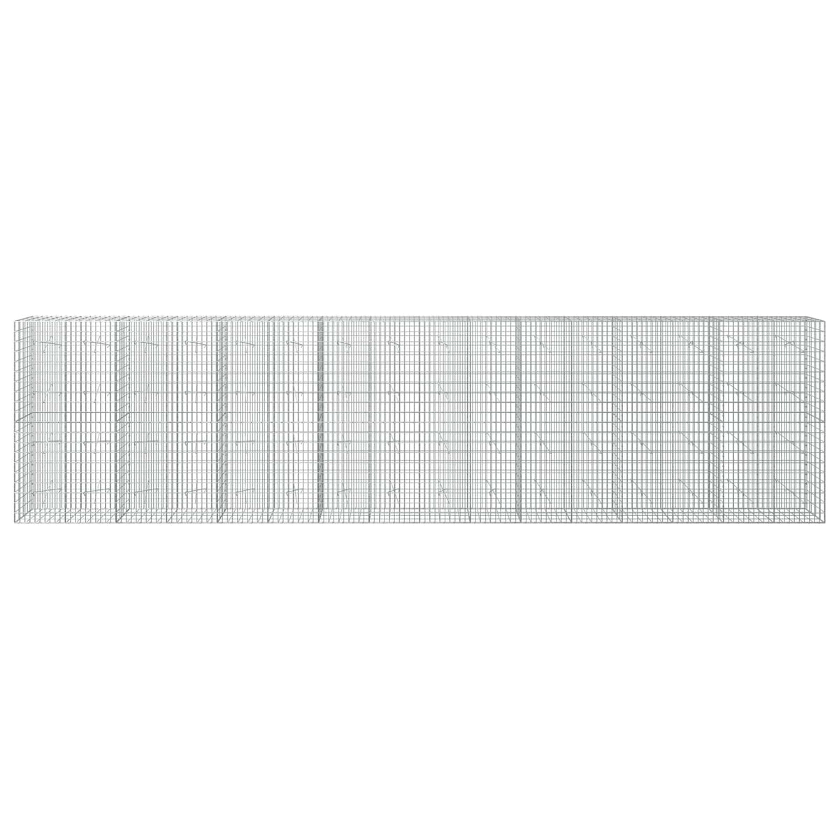 Gabion with 5 mm Wire and 5x10 cm Mesh 800x20x200 cm