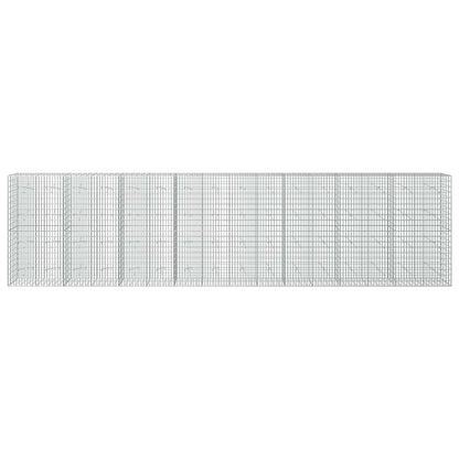Gabion with 5 mm Wire and 5x10 cm Mesh 800x20x200 cm