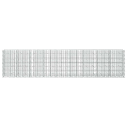 Gabion with 5 mm Wire and 5x10 cm Mesh 900x20x200 cm