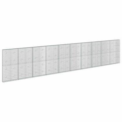Gabion with 5 mm Wire and 5x10 cm Mesh 1000x20x200 cm
