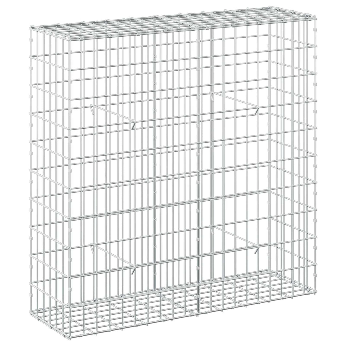 Gabion with 5 mm Wire and 5x10 cm Mesh 100x30x100 cm