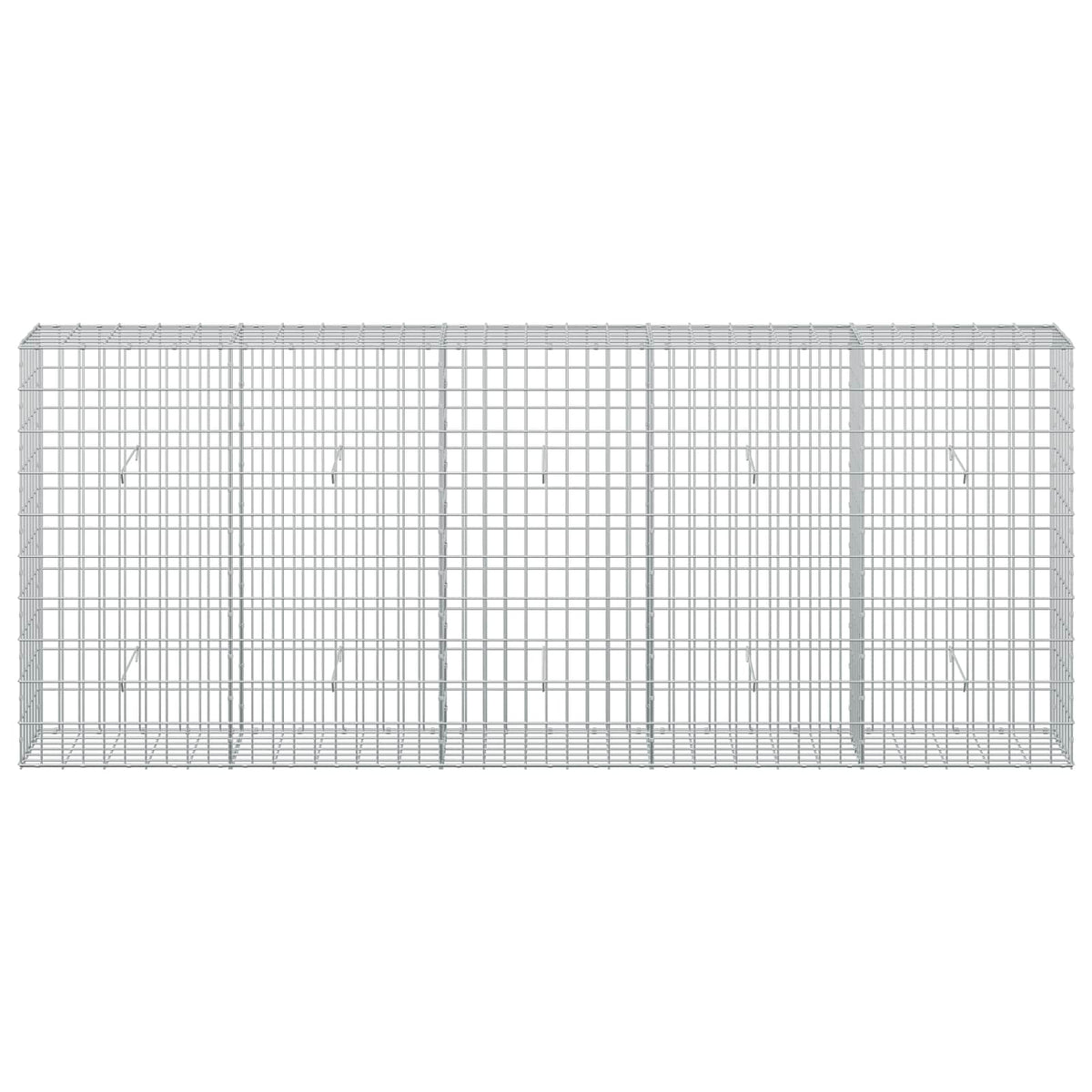 Gabion with 5 mm Wire and 5x10 cm Mesh 250x30x100 cm