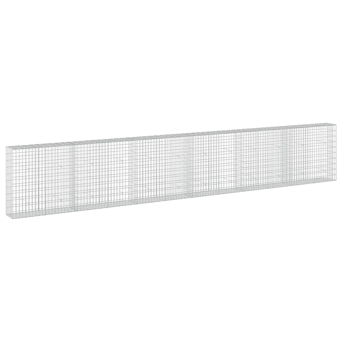 Gabion with 5 mm Wire and 5x10 cm Mesh 600x30x100 cm