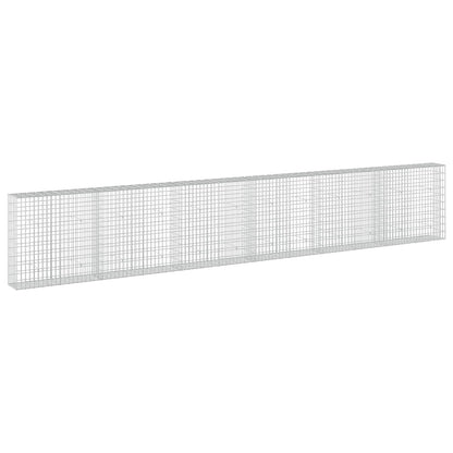 Gabion with 5 mm Wire and 5x10 cm Mesh 600x30x100 cm