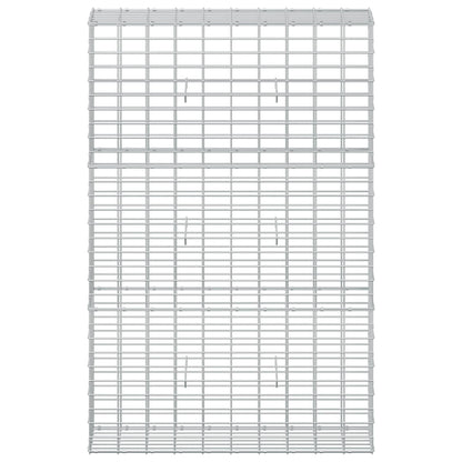 Gabion with 5 mm Wire and 5x10 cm Mesh 100x30x150 cm
