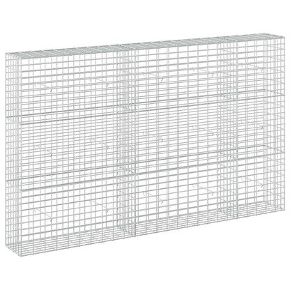 Gabion with 5 mm Wire and 5x10 cm Mesh 250x30x150 cm