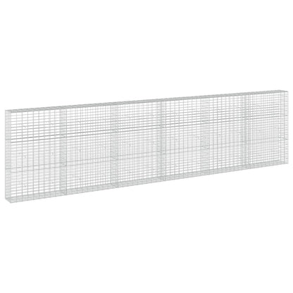 Gabion with 5 mm Wire and 5x10 cm Mesh 600x30x150 cm