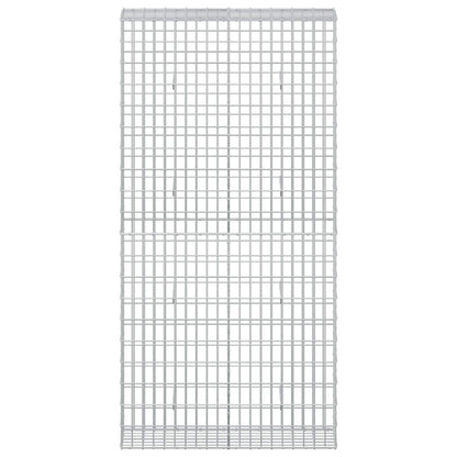 Gabion with 5 mm Wire and 5x10 cm Mesh 100x30x200 cm