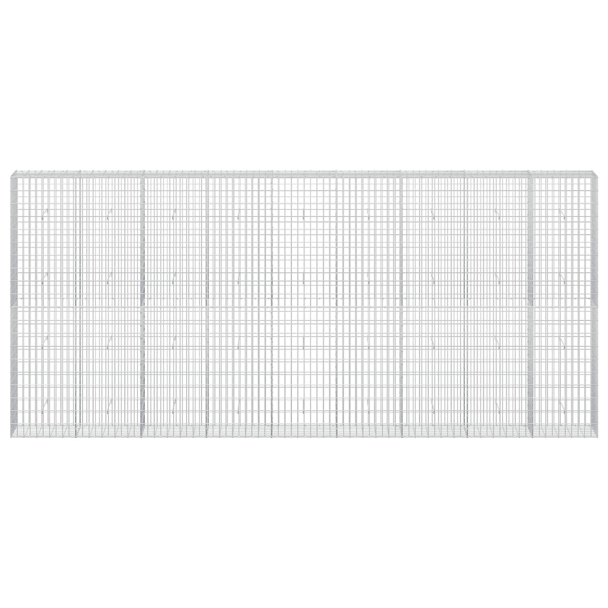 Gabion with 5 mm Wire and 5x10 cm Mesh 450x30x200 cm