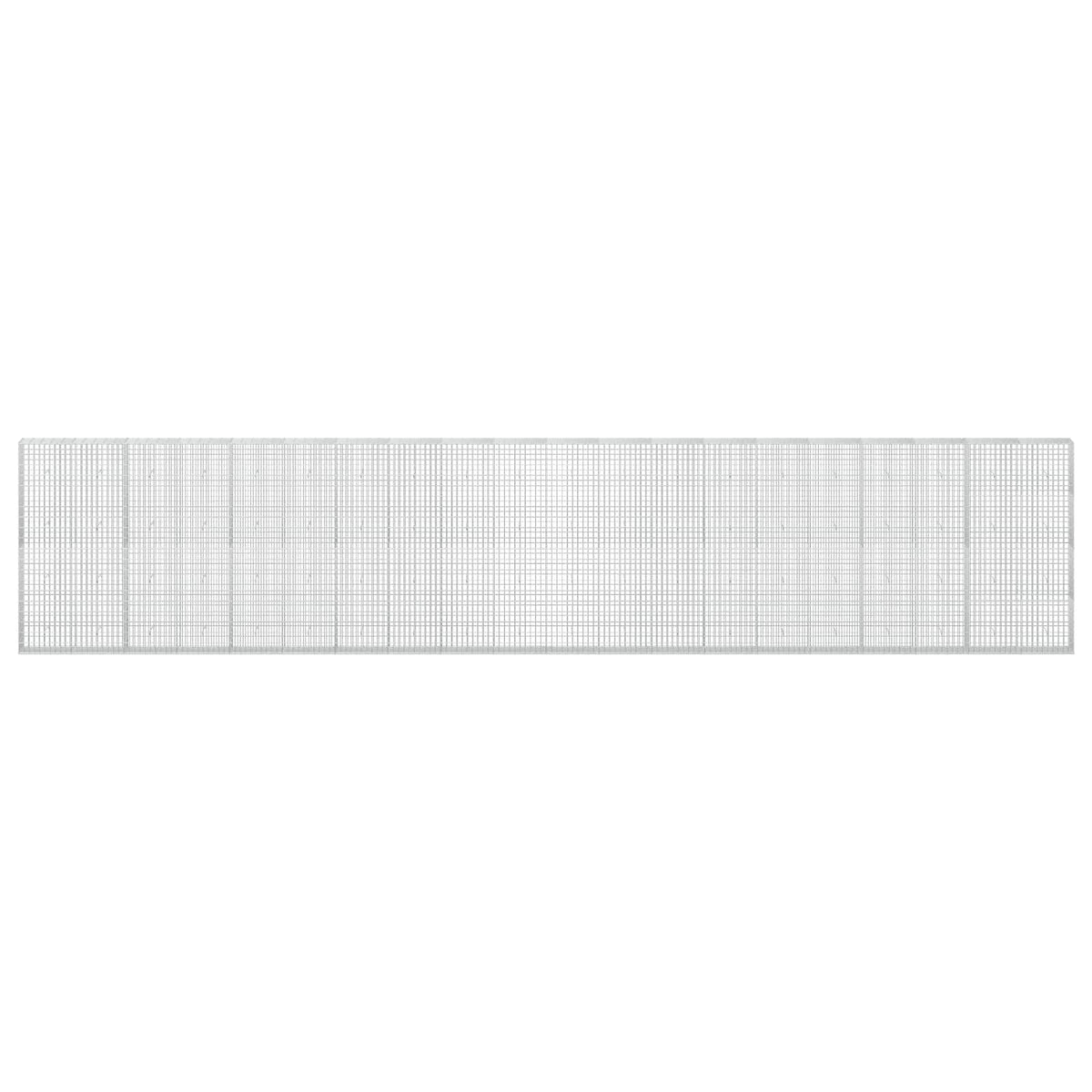 Gabion with 5 mm Wire and 5x10 cm Mesh 1000x30x200 cm