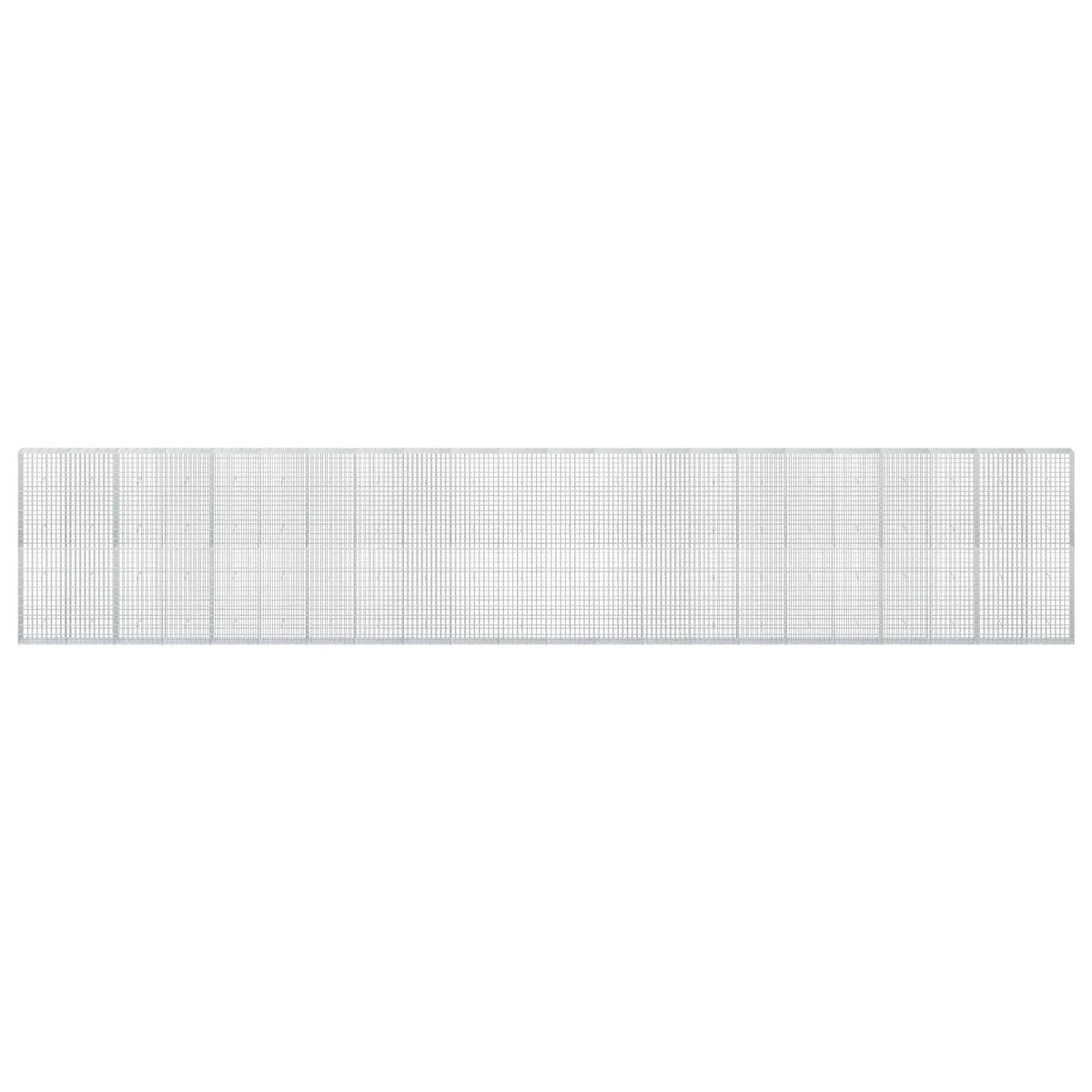 Gabion with 5 mm Wire and 5x10 cm Mesh 1100x30x200 cm
