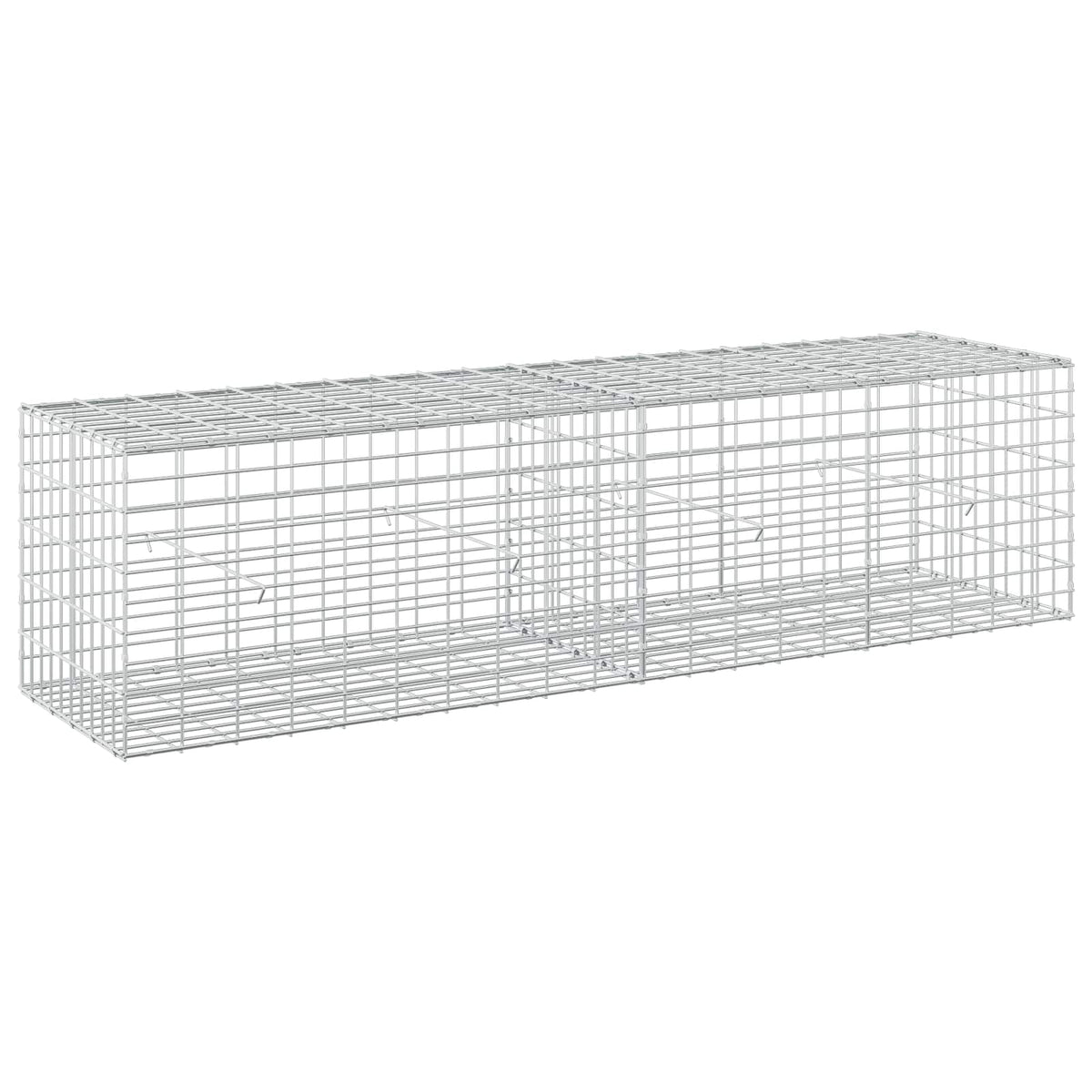 Gabion with 5 mm Wire and 5x10 cm Mesh 200x50x50 cm