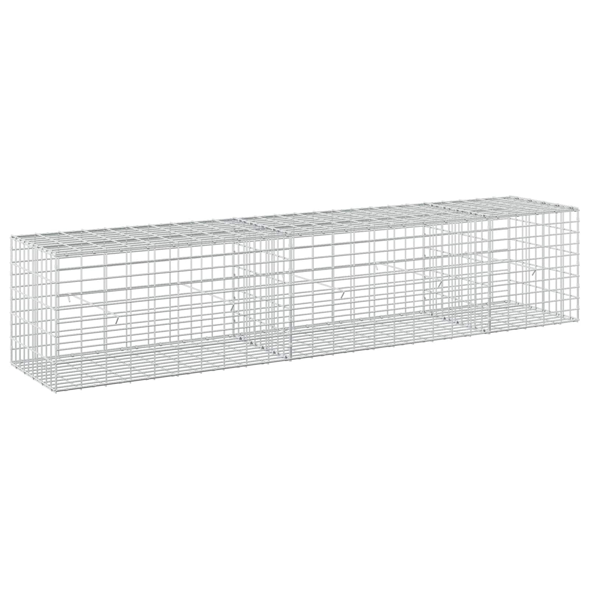 Gabion with 5 mm Wire and 5x10 cm Mesh 250x50x50 cm