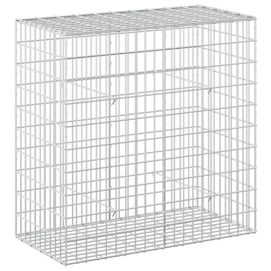 Gabion with 5 mm Wire and 5x10 cm Mesh 100x50x100 cm
