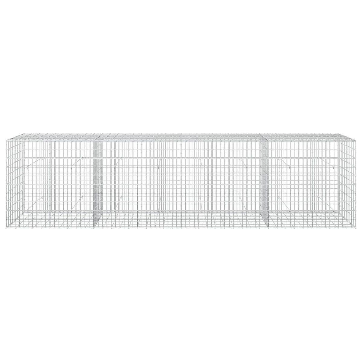 Gabion with 5 mm Wire and 5x10 cm Mesh 400x50x100 cm
