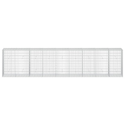 Gabion with 5 mm Wire and 5x10 cm Mesh 450x50x100 cm