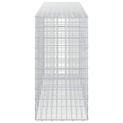 Gabion with 5 mm Wire and 5x10 cm Mesh 450x50x100 cm