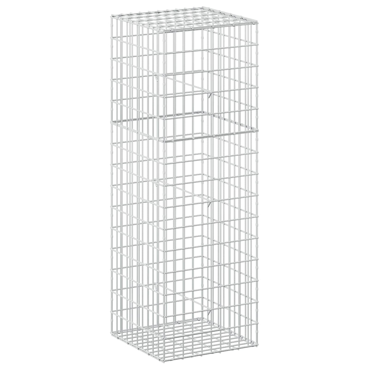 Gabion with 5 mm Wire and 5x10 cm Mesh 50x50x150 cm