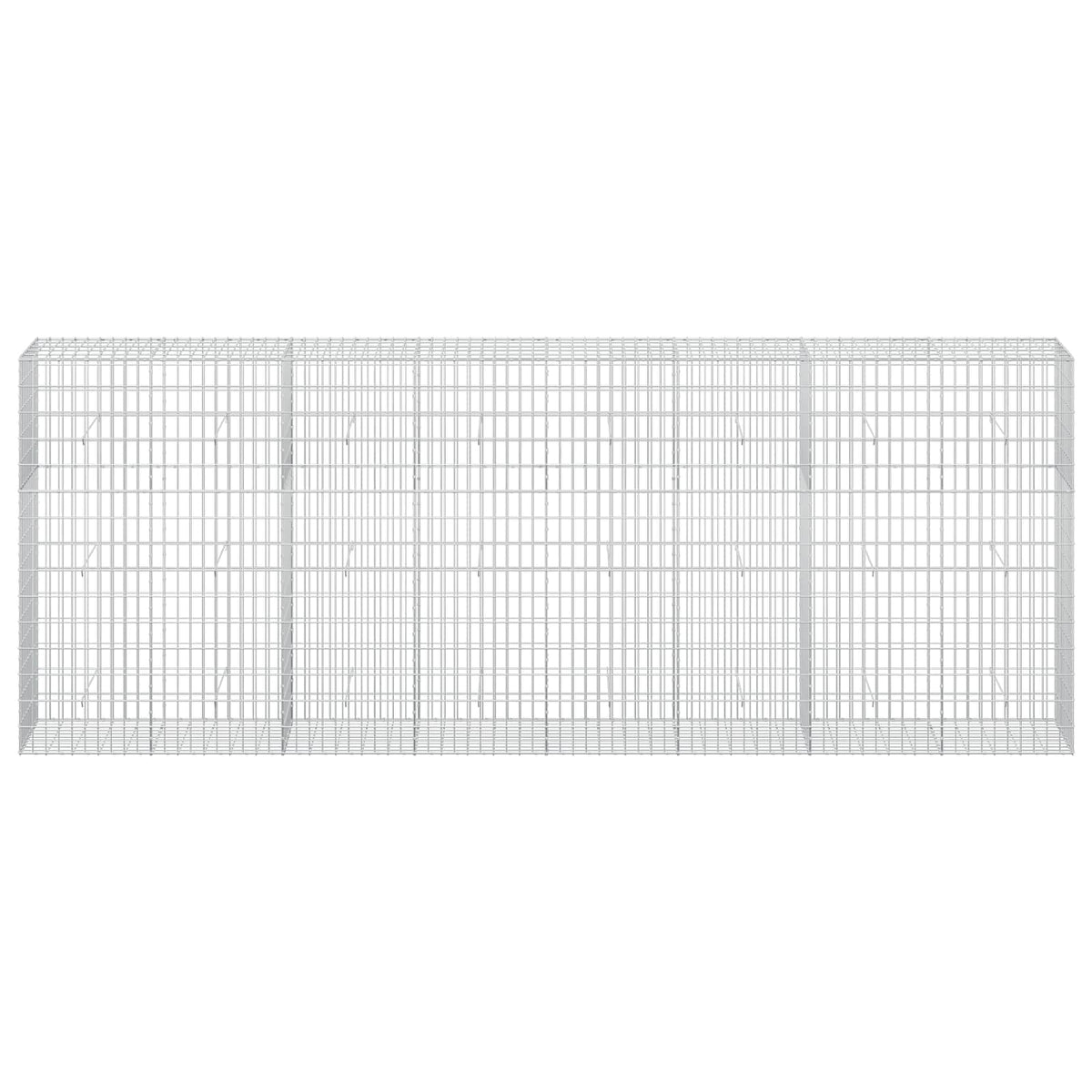 Gabion with 5 mm Wire and 5x10 cm Mesh 400x50x150 cm