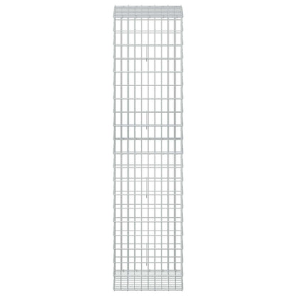 Gabion with 5 mm Wire and 5x10 cm Mesh 50x50x200 cm