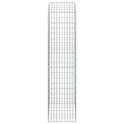 Gabion with 5 mm Wire and 5x10 cm Mesh 50x50x200 cm