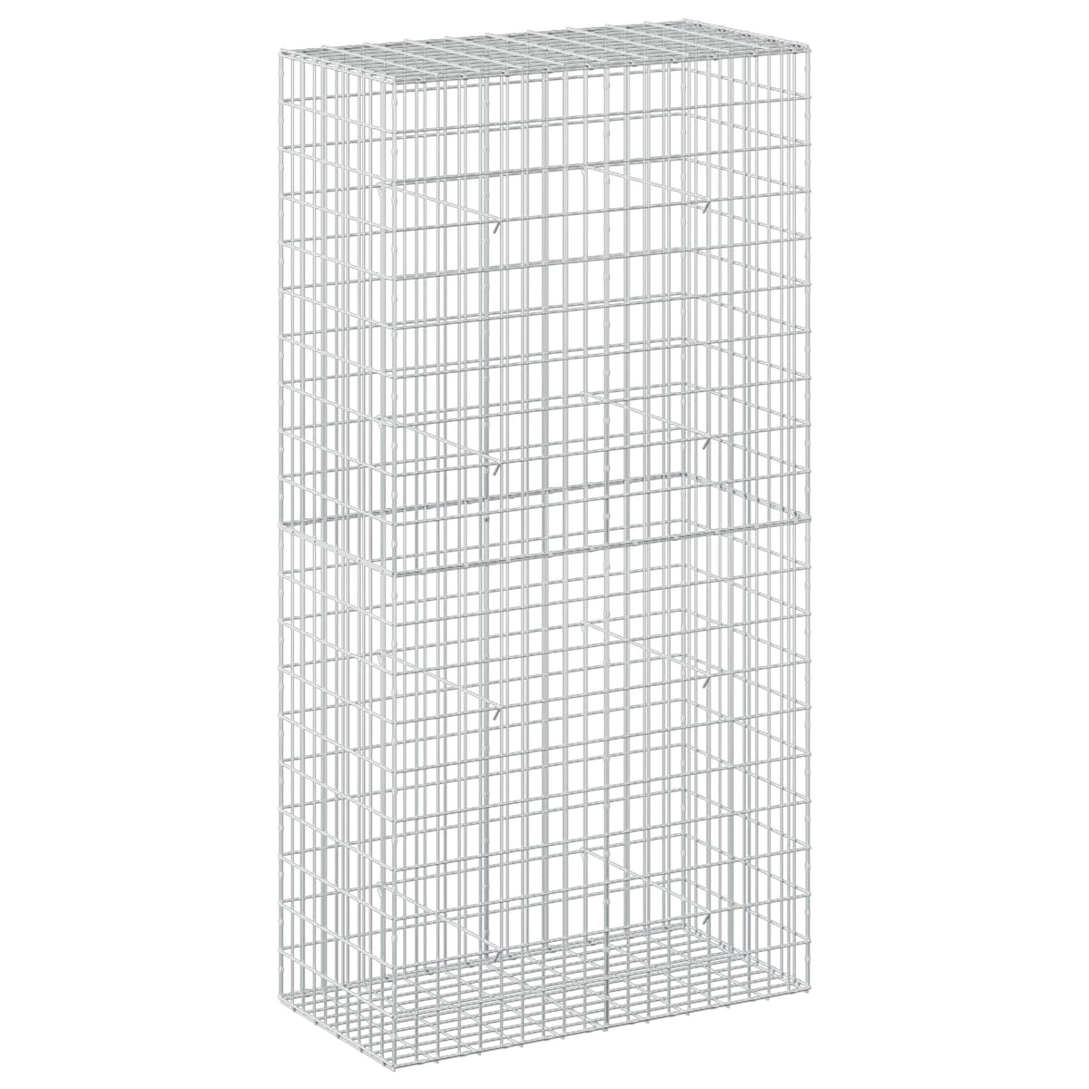 Gabion with 5 mm Wire and 5x10 cm Mesh 100x50x200 cm