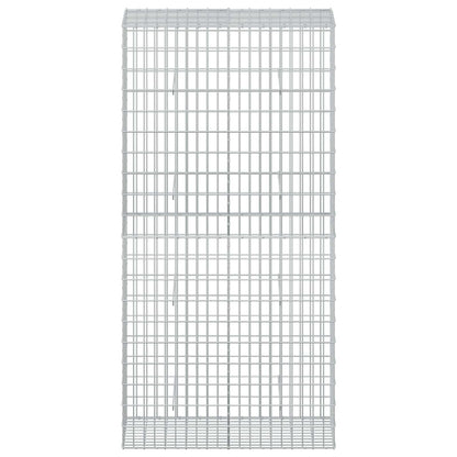 Gabion with 5 mm Wire and 5x10 cm Mesh 100x50x200 cm