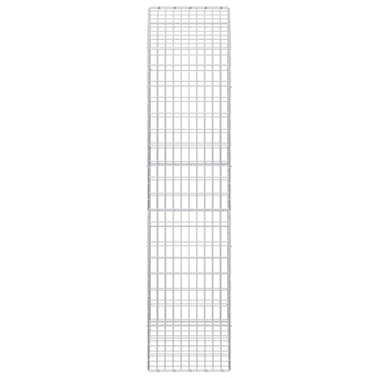 Gabion with 5 mm Wire and 5x10 cm Mesh 100x50x200 cm