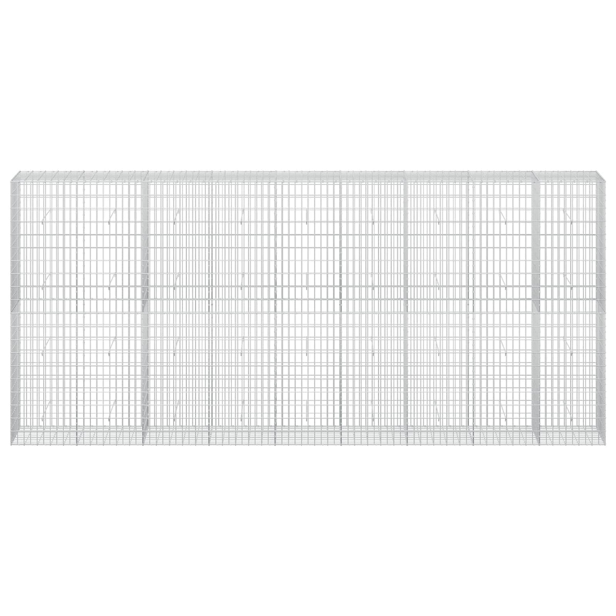Gabion with 5 mm Wire and 5x10 cm Mesh 450x50x200 cm