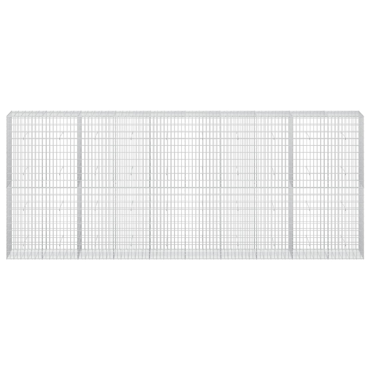 Gabion with 5 mm Wire and 5x10 cm Mesh 500x50x200 cm