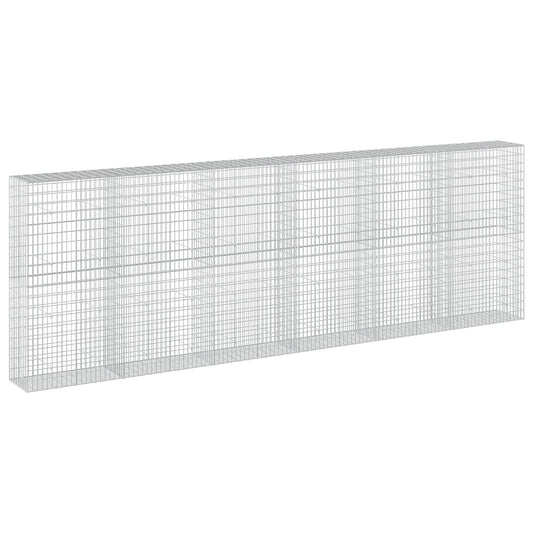 Gabion with 5 mm Wire and 5x10 cm Mesh 600x50x200 cm