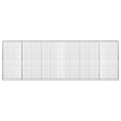 Gabion with 5 mm Wire and 5x10 cm Mesh 600x50x200 cm