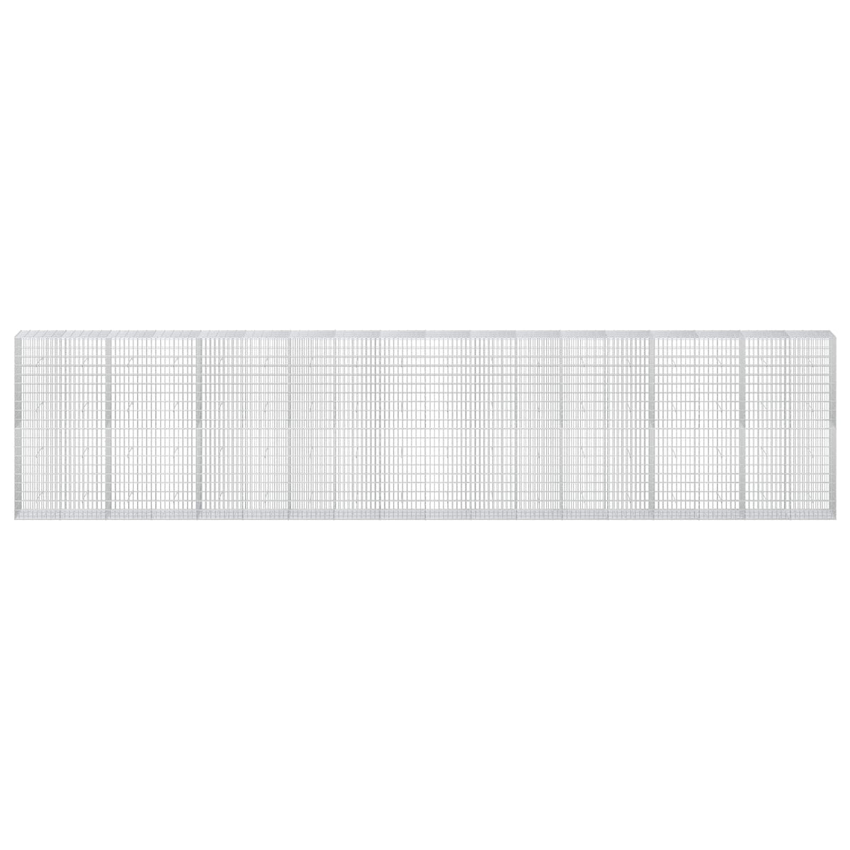 Gabion with 5 mm Wire and 5x10 cm Mesh 900x50x200 cm