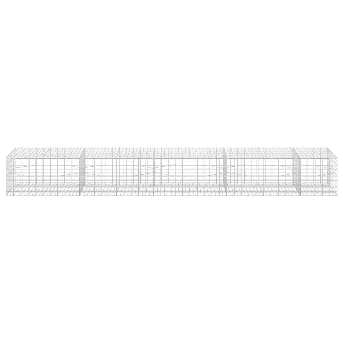 Gabion with 5 mm Wire and 5x10 cm Mesh 450x100x50 cm