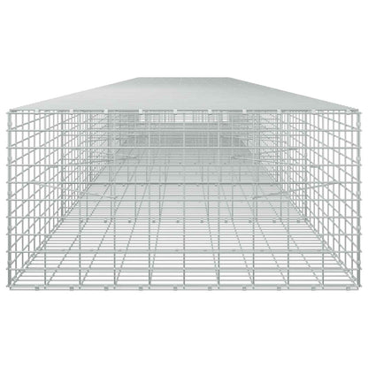 Gabion with 5 mm Wire and 5x10 cm Mesh 650x100x50 cm
