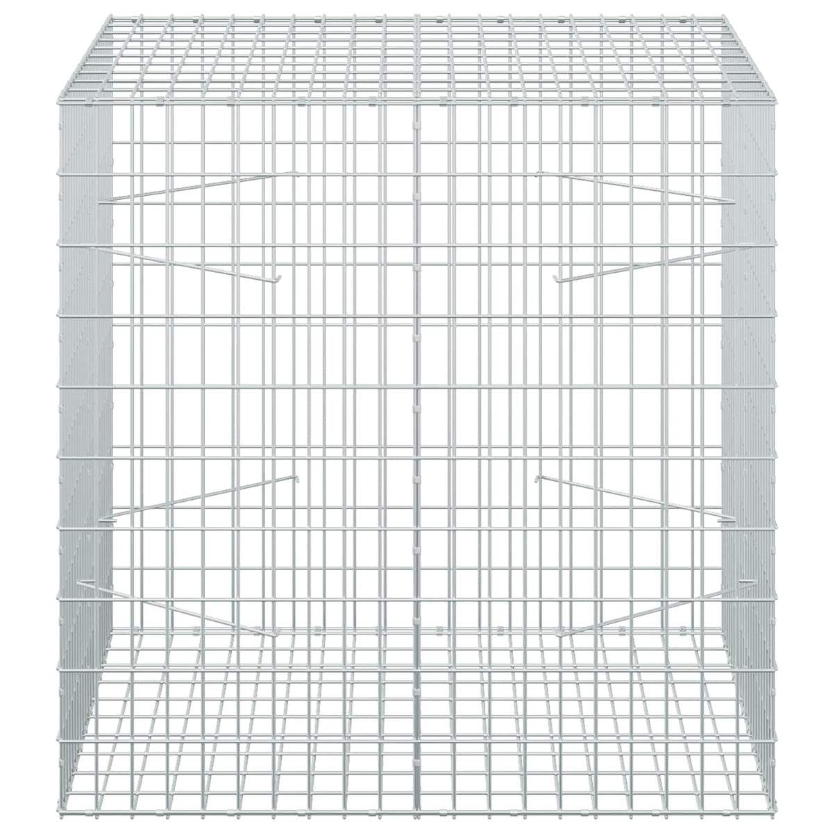Gabion with 5 mm Wire and 5x10 cm Mesh 100x100x100 cm