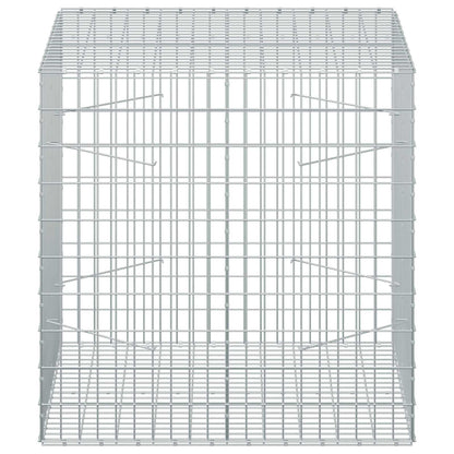 Gabion with 5 mm Wire and 5x10 cm Mesh 100x100x100 cm