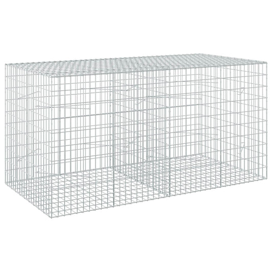 Gabion with 5 mm Wire and 5x10 cm Mesh 200x100x100 cm