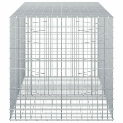 Gabion with 5 mm Wire and 5x10 cm Mesh 200x100x100 cm