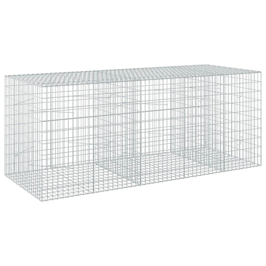 Gabion with 5 mm Wire and 5x10 cm Mesh 250x100x100 cm