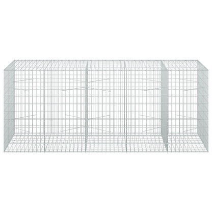 Gabion with 5 mm Wire and 5x10 cm Mesh 250x100x100 cm