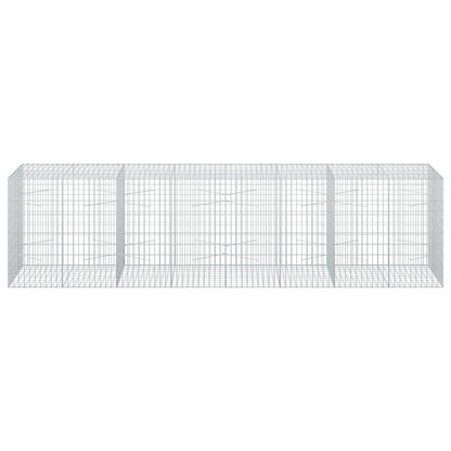 Gabion with 5 mm Wire and 5x10 cm Mesh 400x100x100 cm